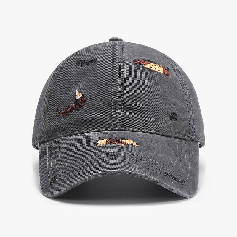 Dachshund Embroidered Hat