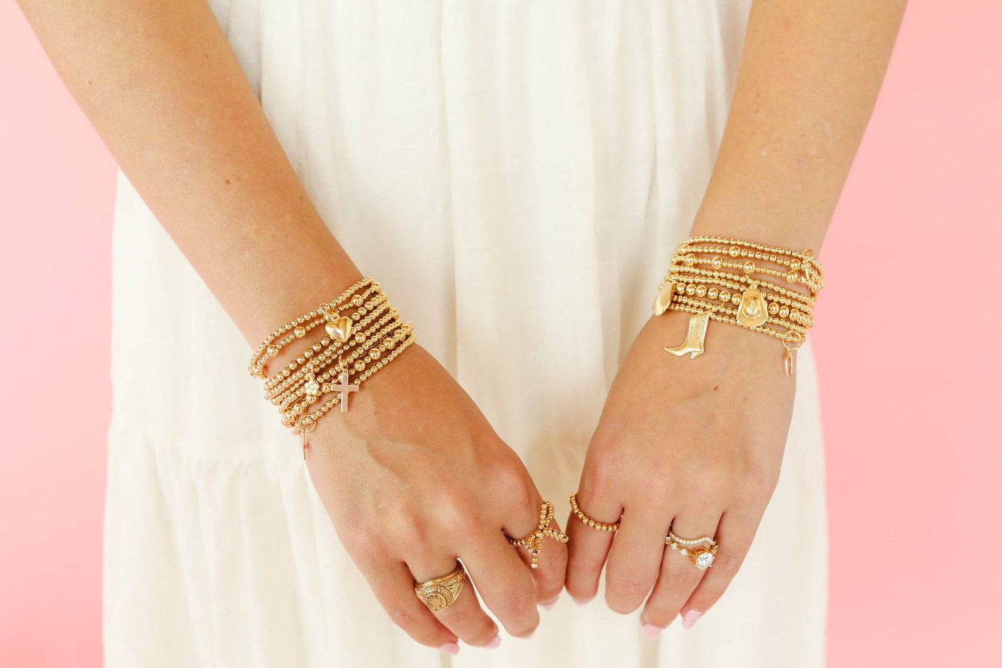 Cross Gold Charm