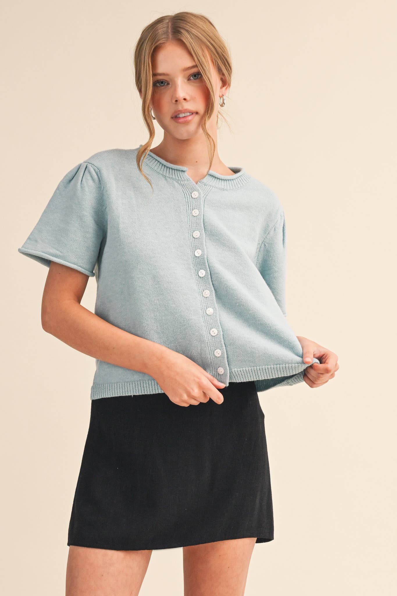 Louise Short Sleeve Cardigan