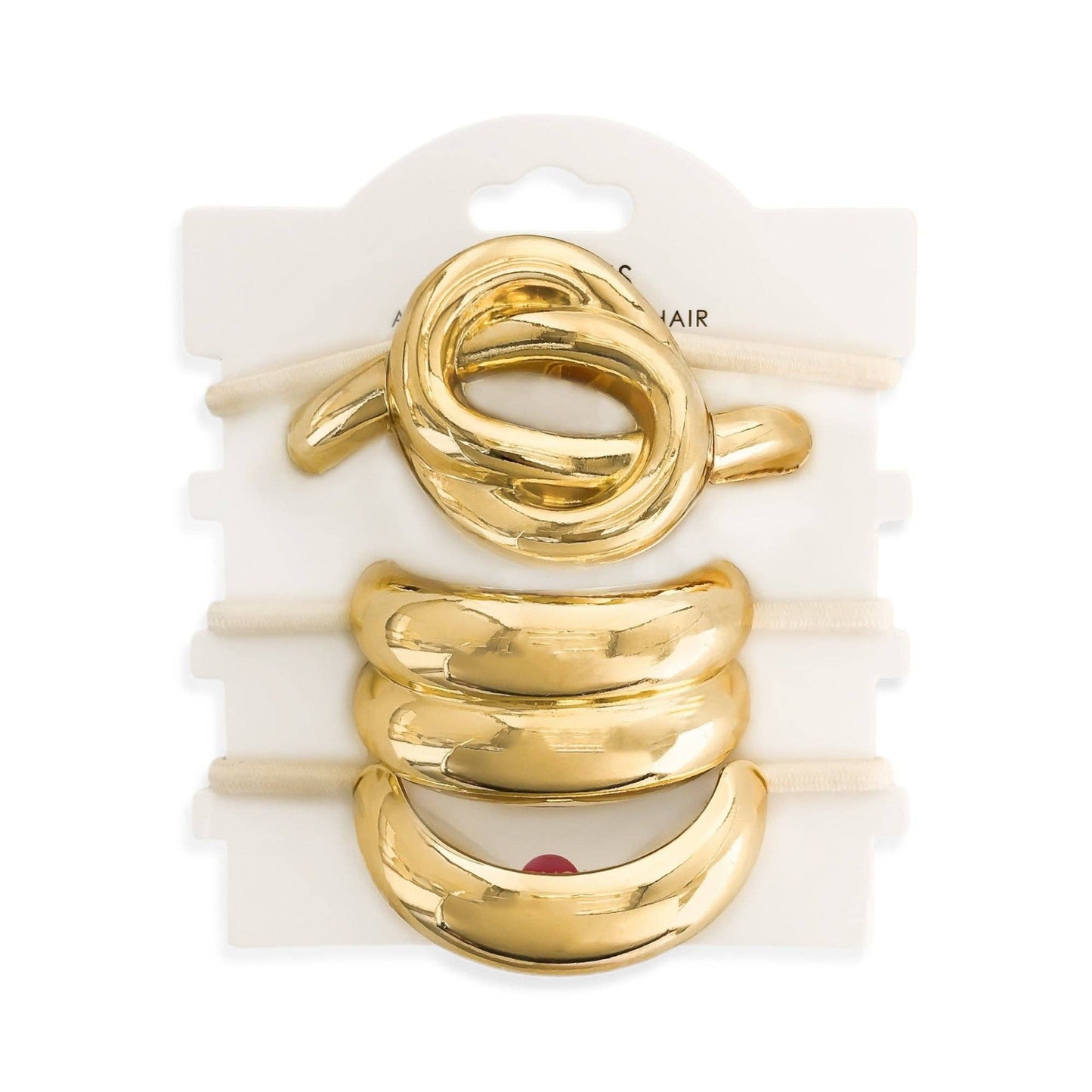 Statement Hair Tie Cuff Set