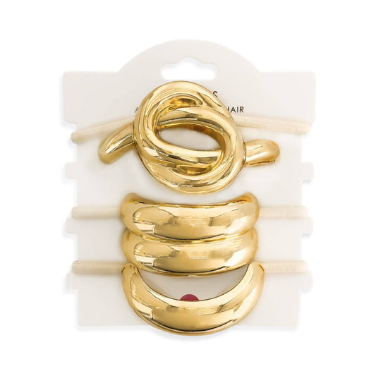 Statement Hair Tie Cuff Set