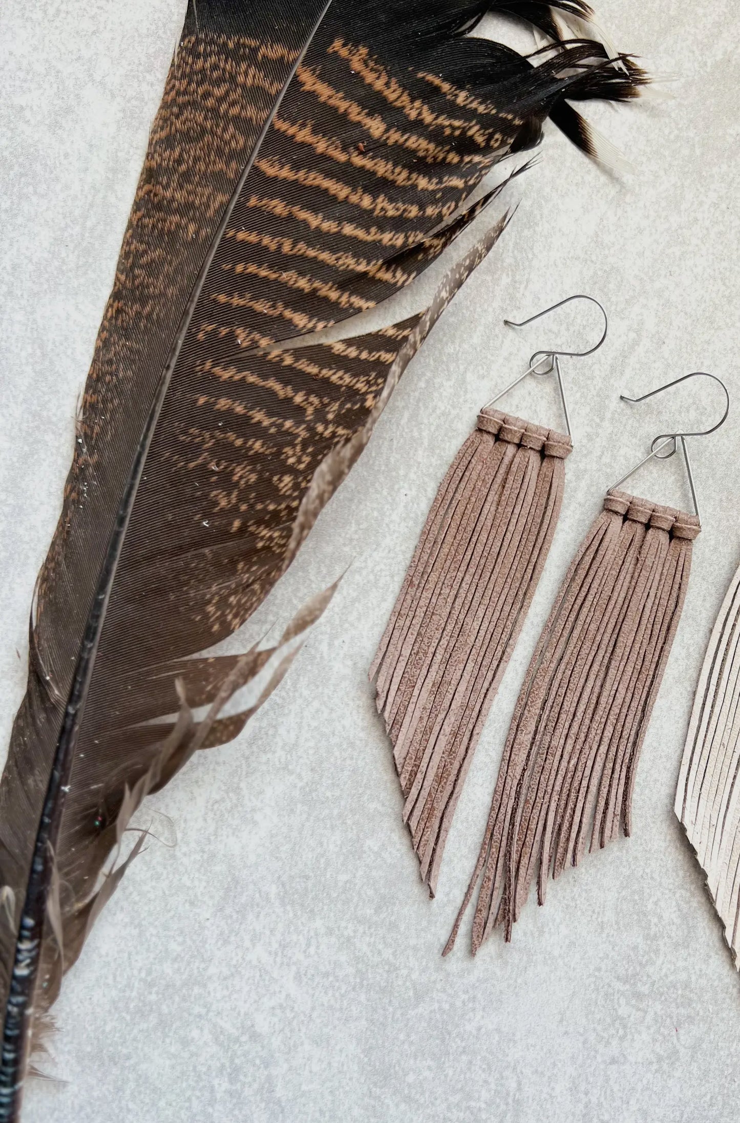 Triangle Fringe Earrings