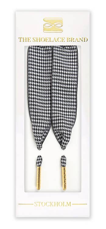 Houndstooth Shoelaces