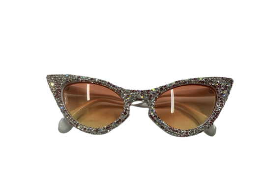 Pink Rhinestone Sunglasses