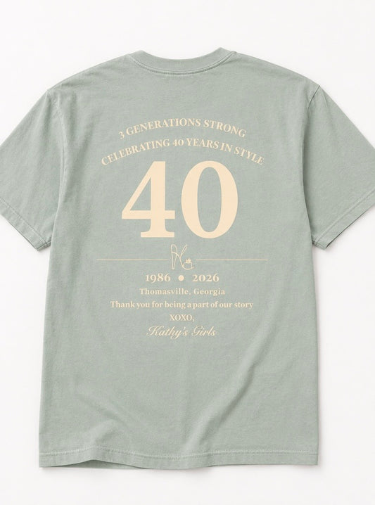 Kathy’s 40th Anniversary T-Shirt