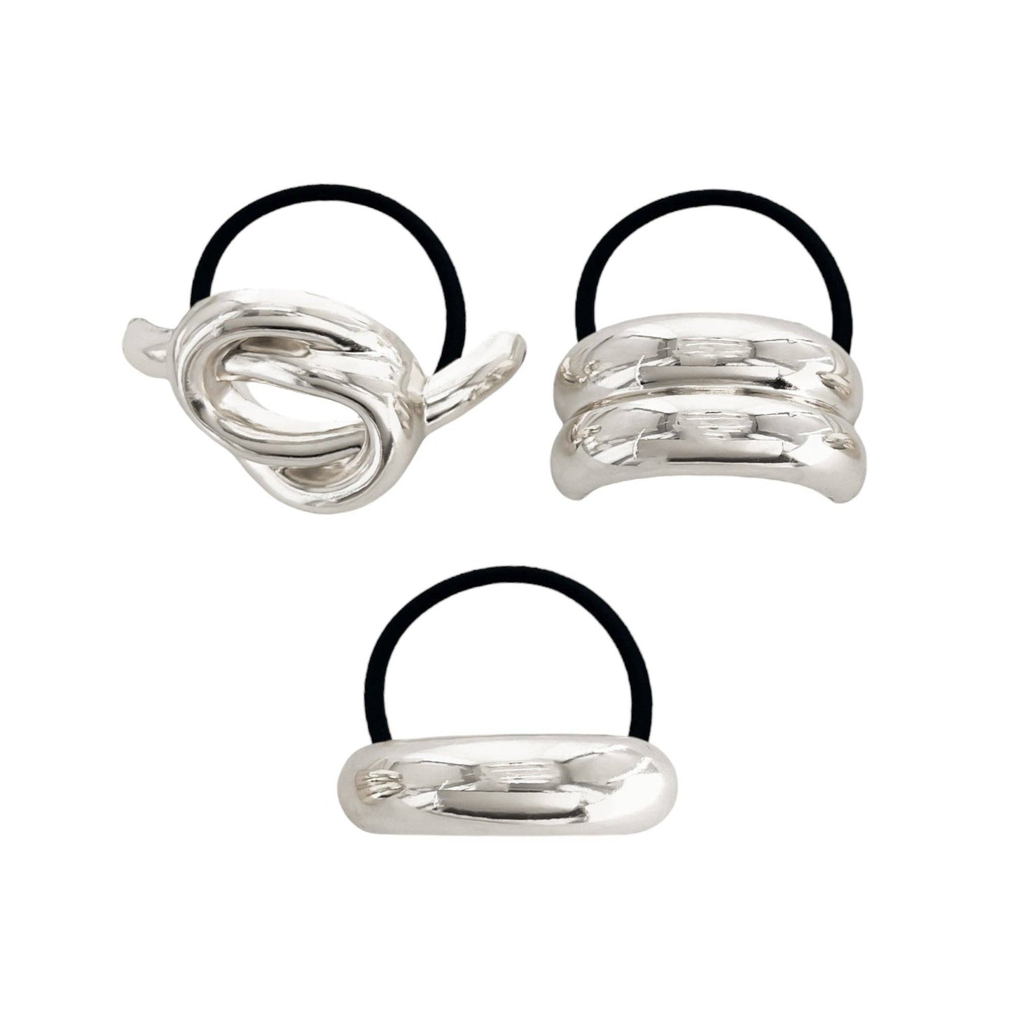 Statement Hair Tie Cuff Set