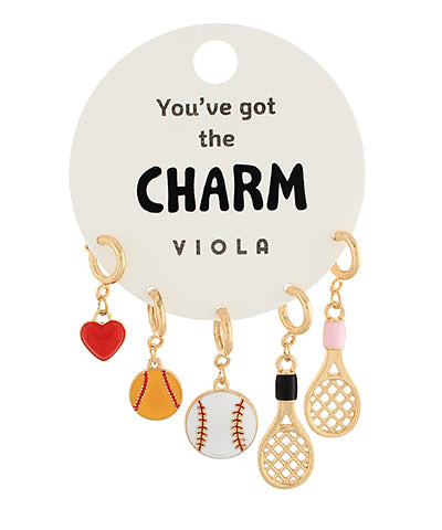 Sports Shoe Charm Set