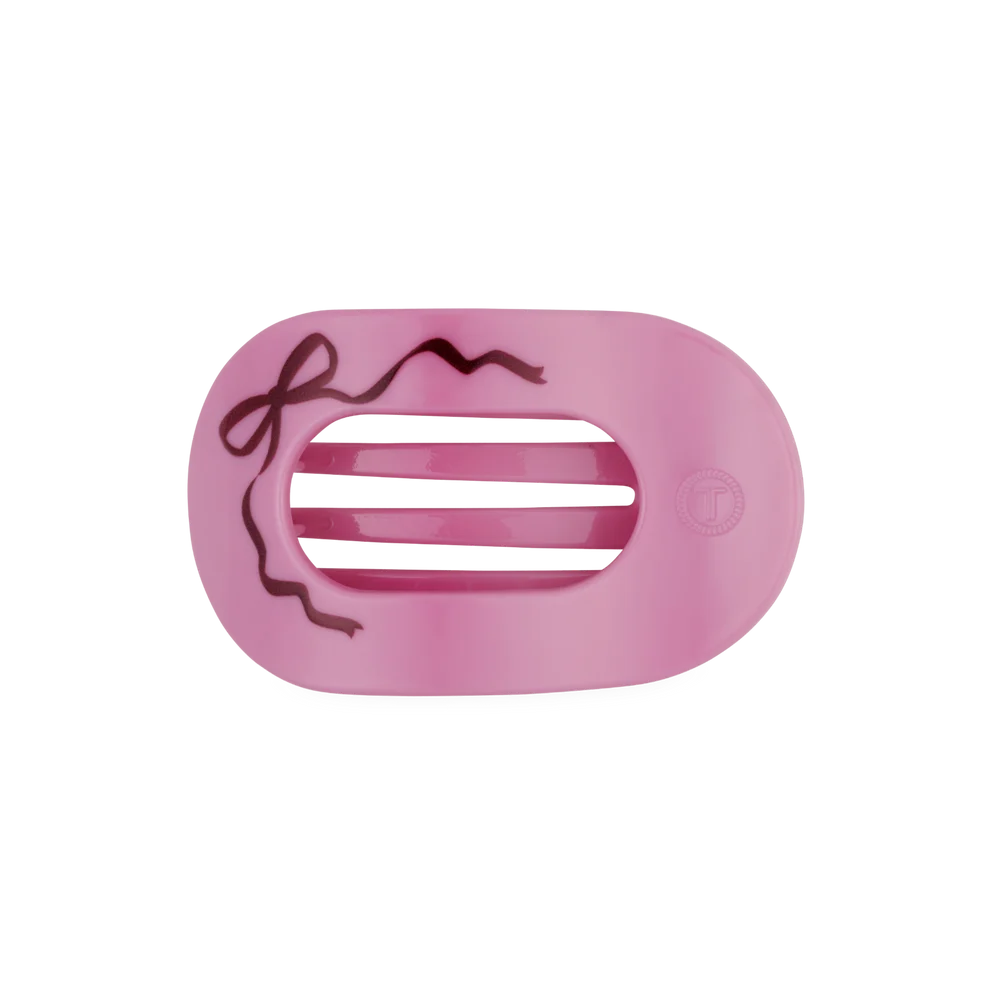 TELETIES- Just Add A Bow Round Flat Clip