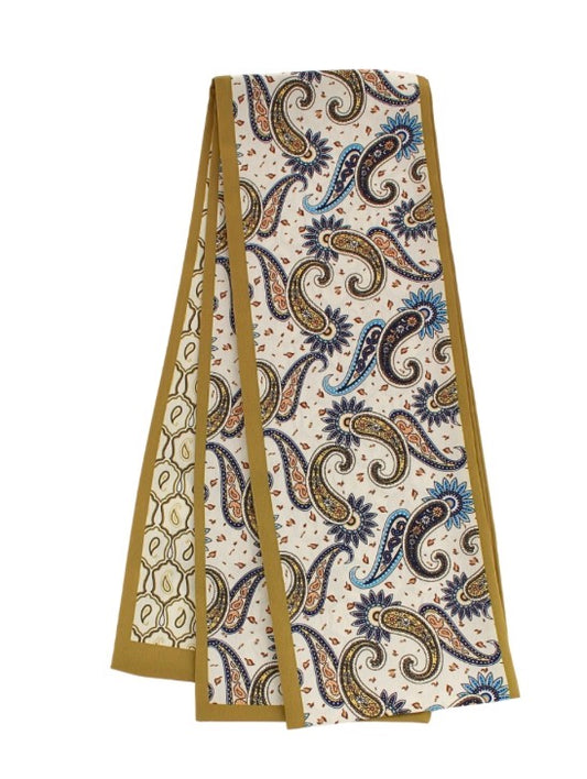 Paisley Print Skinny Scarf