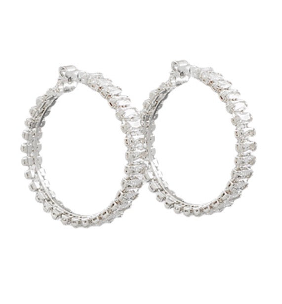 30mm Baguette Hoops