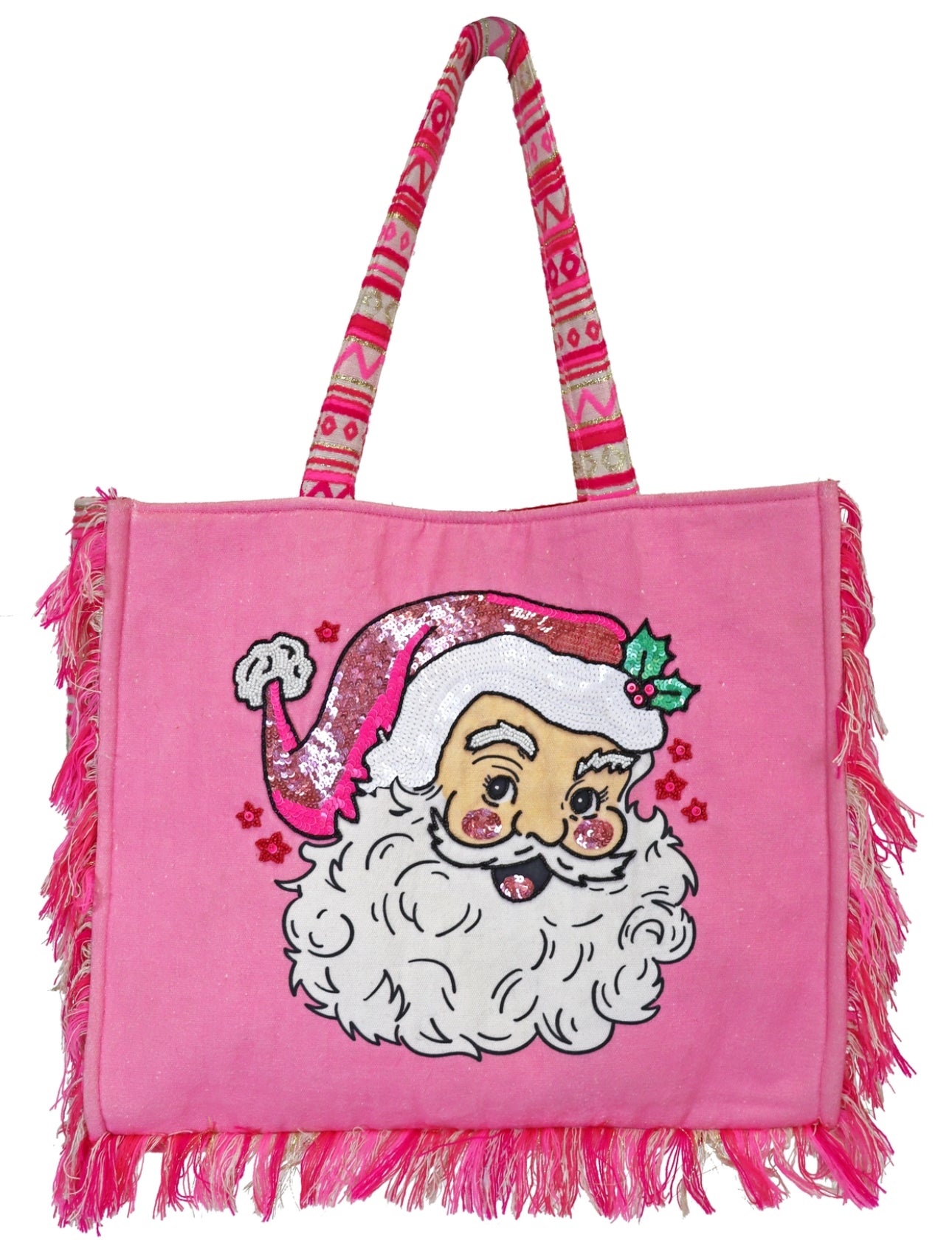 Pink Santa Tote