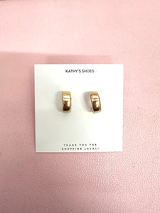 Tiny Gold Hoops
