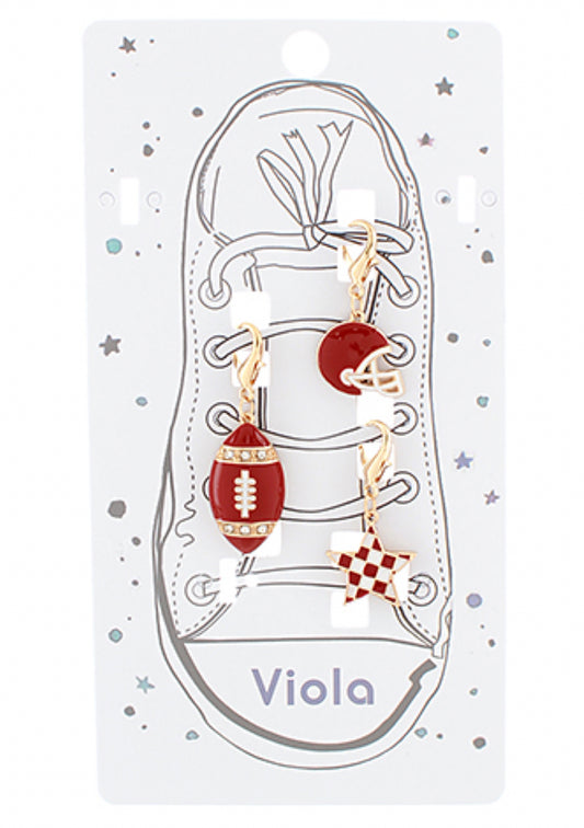 Game day Shoe Charm Set