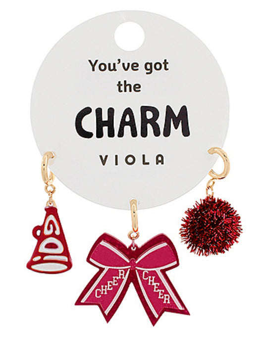 Cheer Shoe Charm Set