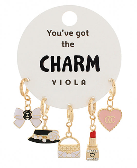Fashionista Shoe Charm Set