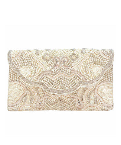 Paisley Beaded Clutch