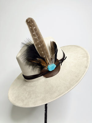 Boho Western Feather Hats