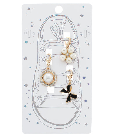 Pearl Shoe Charm Set