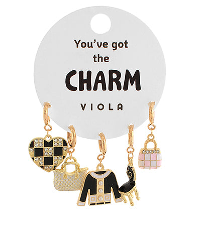 Fashion Girly Shoe Charm Set