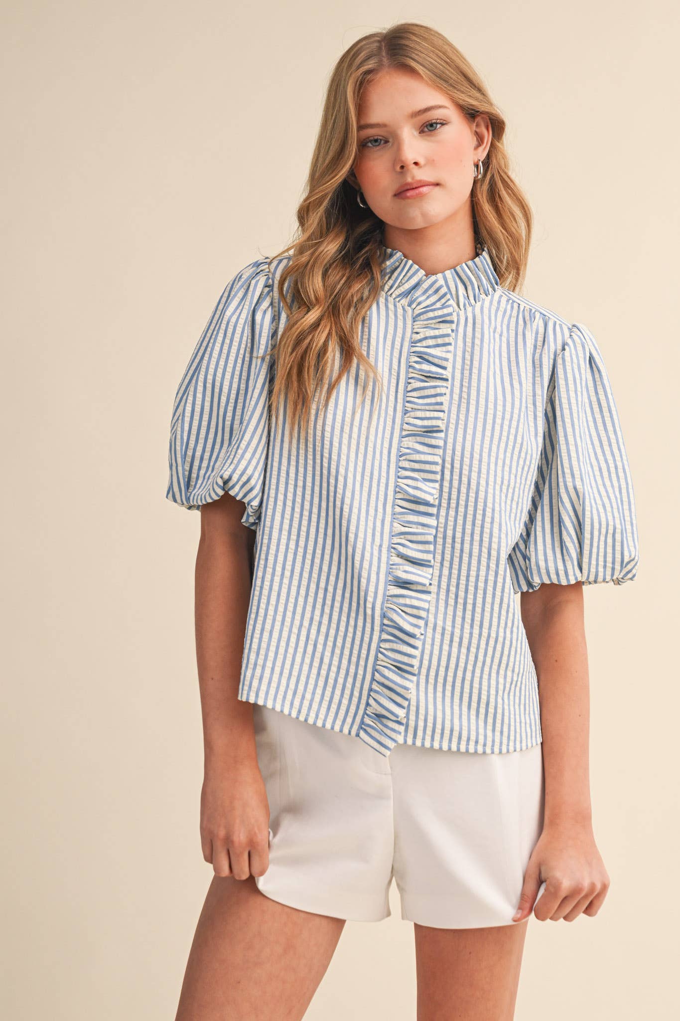 Belle Ruffle Top