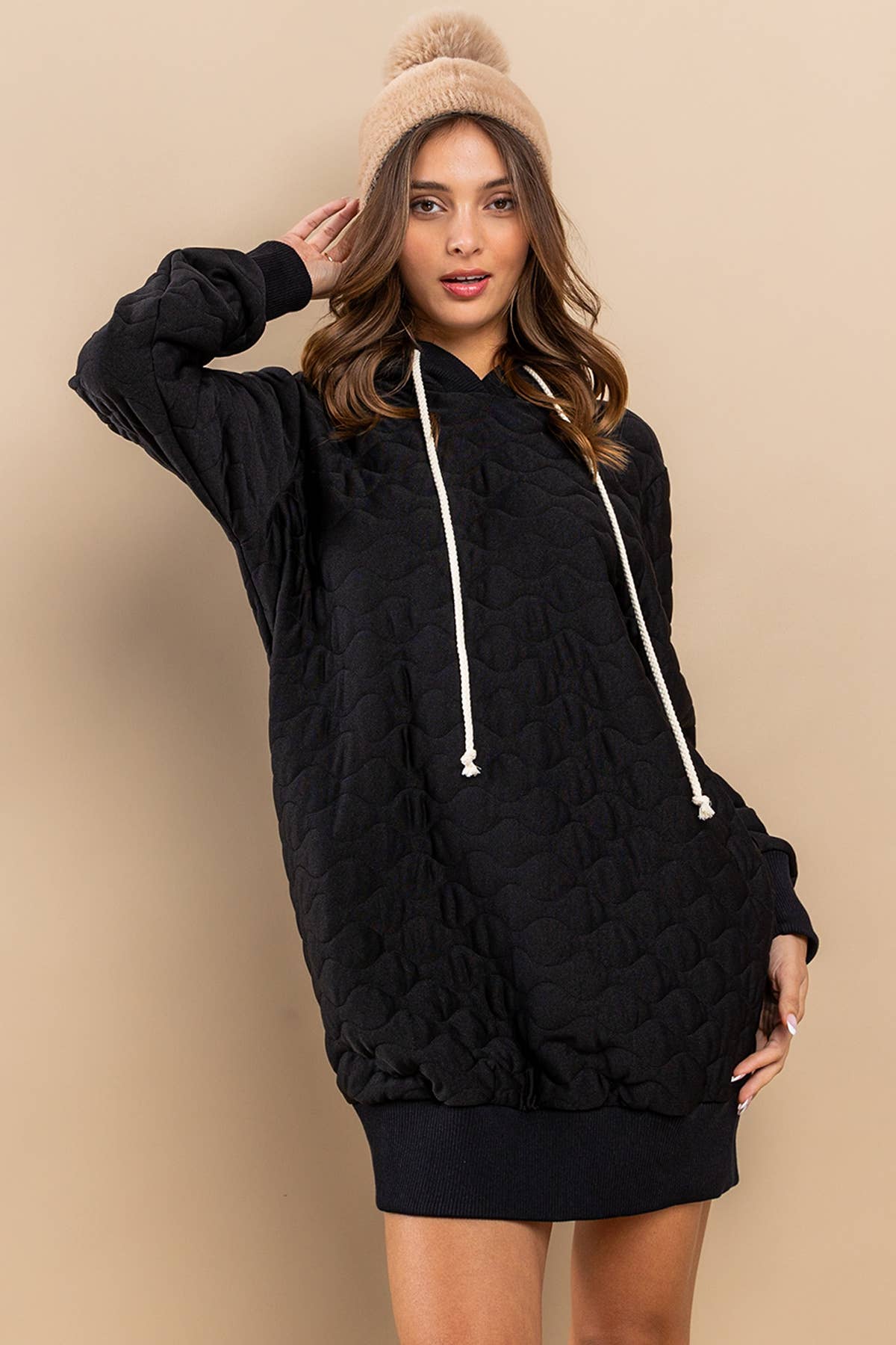 Betty Quilted Hoodie