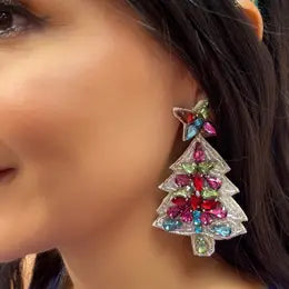 Bejeweled Christmas Earrings