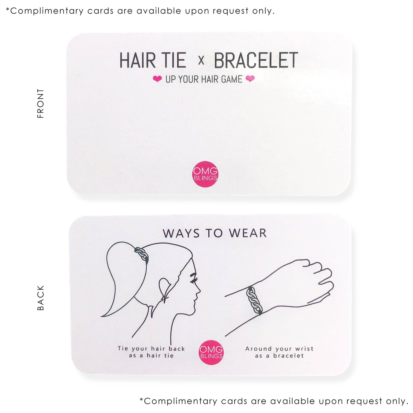 Nude 5pc Hair Tie - Bracelet Set