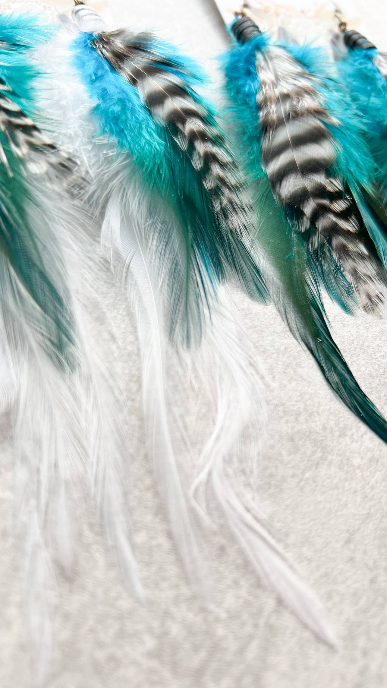 Whitefish Feather Earrings