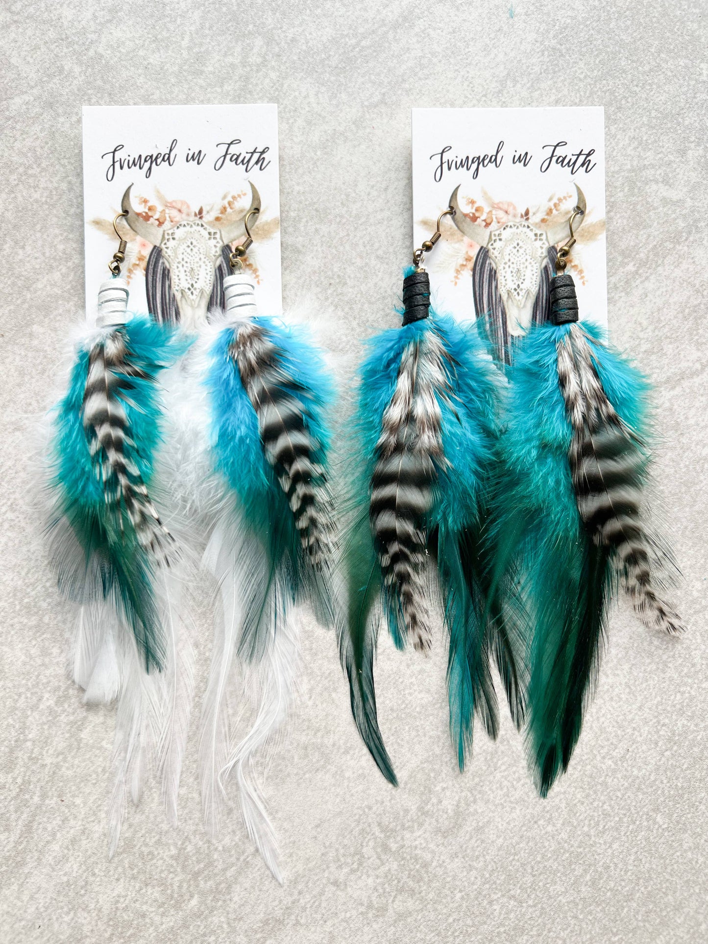 Whitefish Feather Earrings