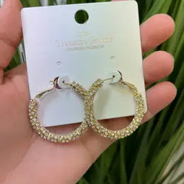 Crystal Hoops