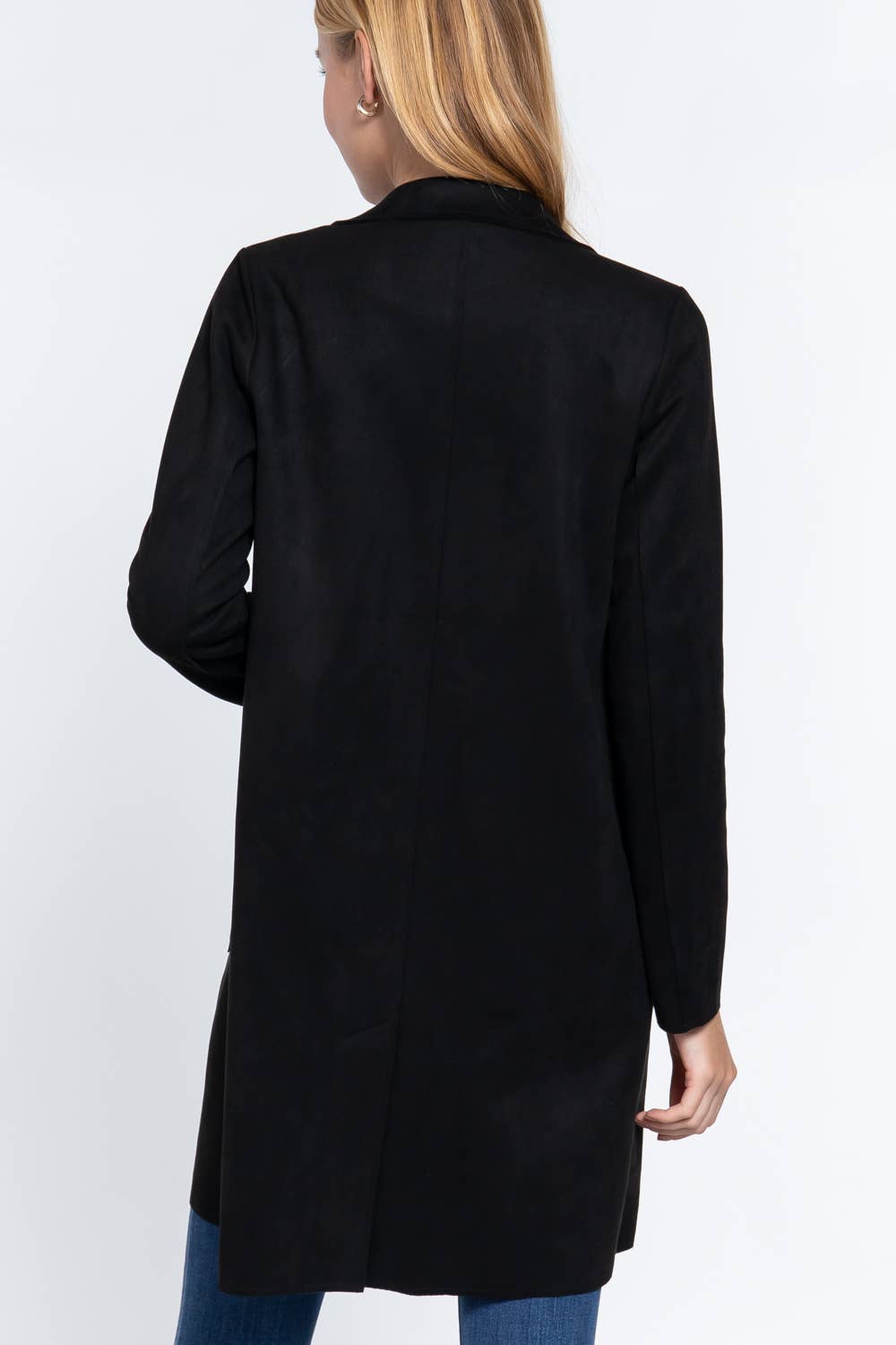 Long Sleeve Open Front Jacket