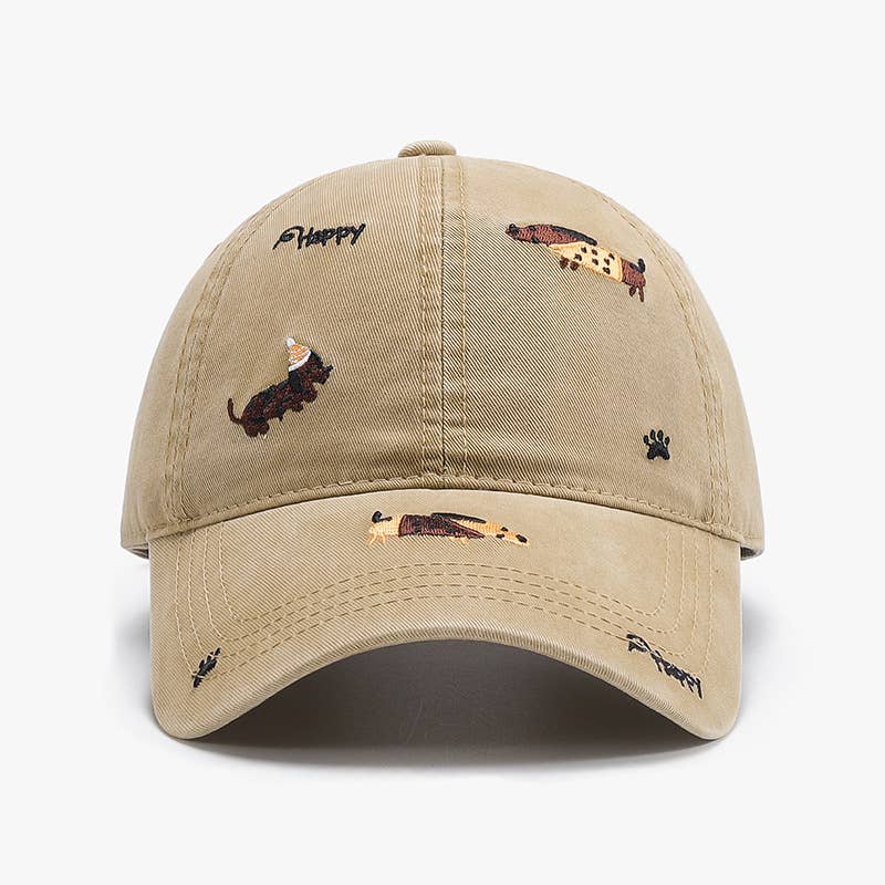 Dachshund Embroidered Hat