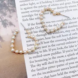 Pearl Heart Hoops