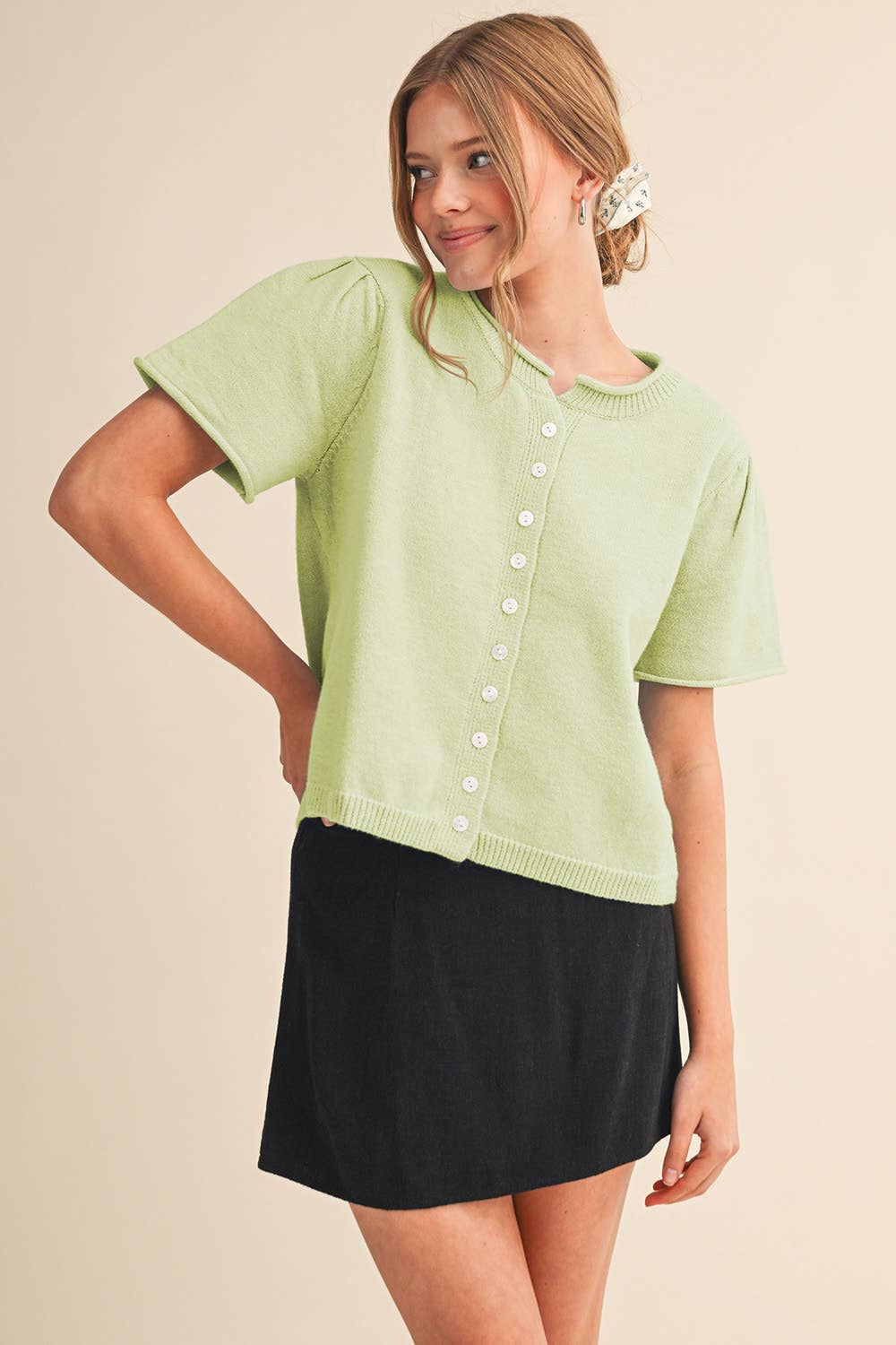 Louise Short Sleeve Cardigan