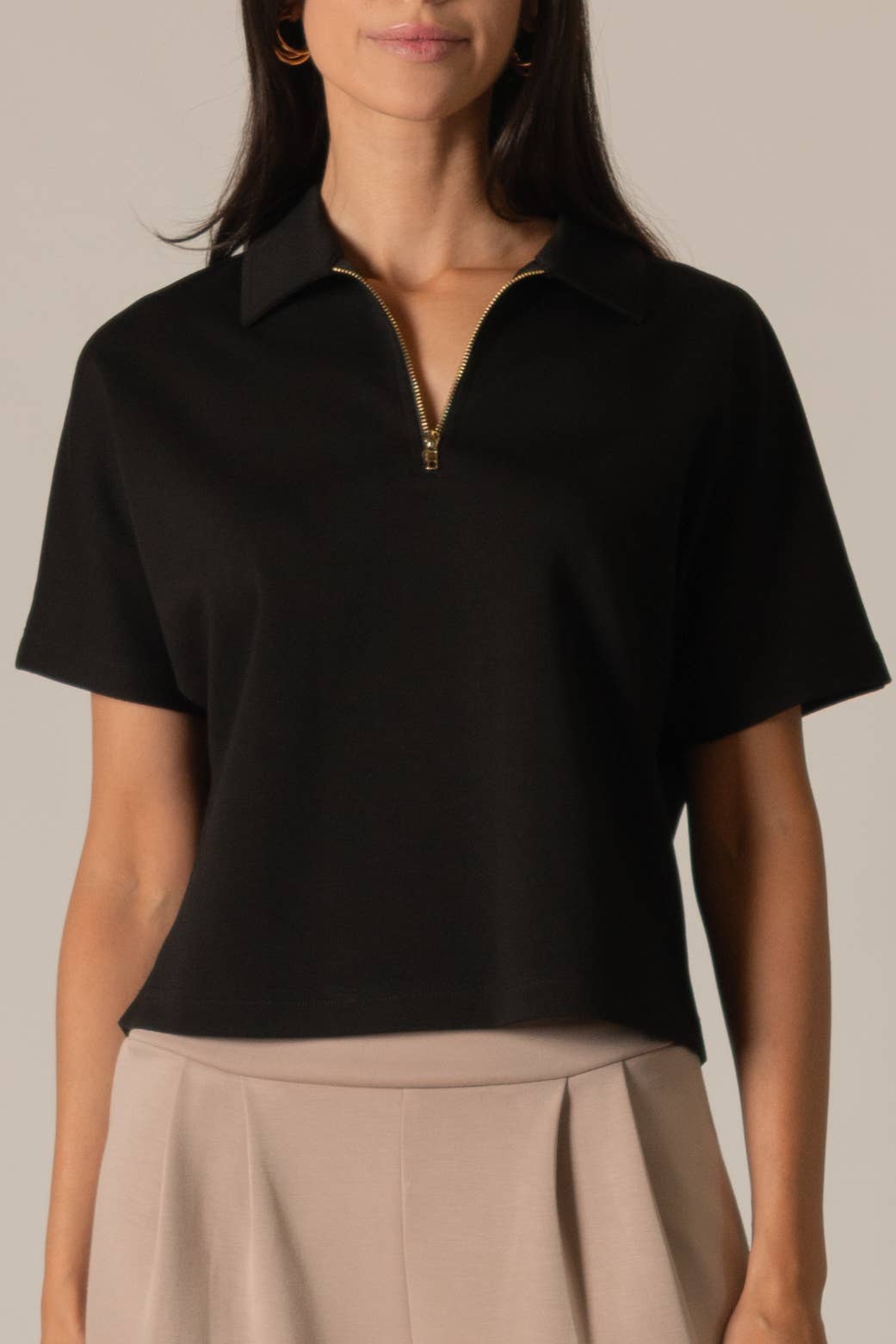 Brittney Quarter Zip Top