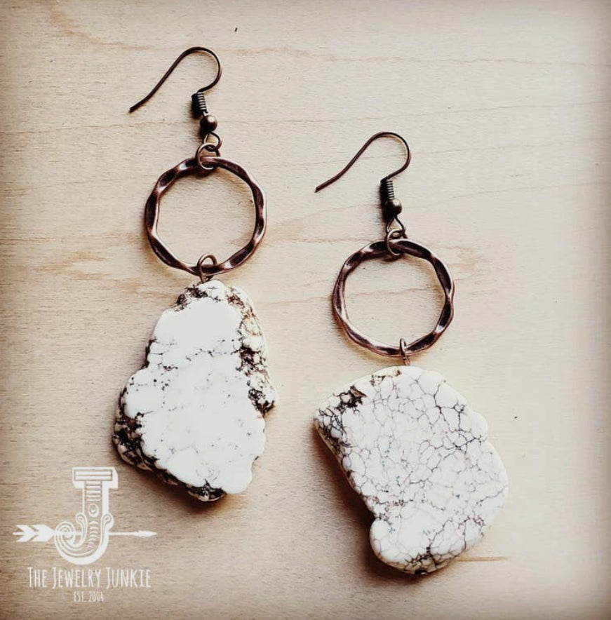 Chunky Stone Earrings