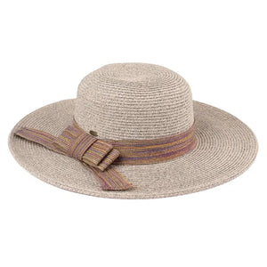 Bow Wide Brim Hat