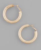 Gold Hoop Earrings