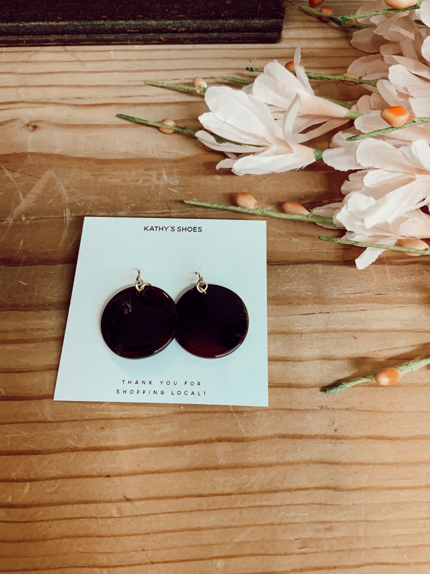 Tiny Circle Earrings