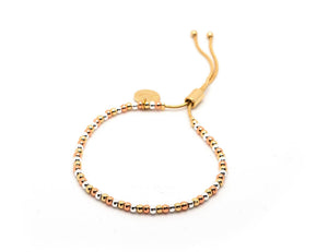 Tri Tone Adjustable Bracelet