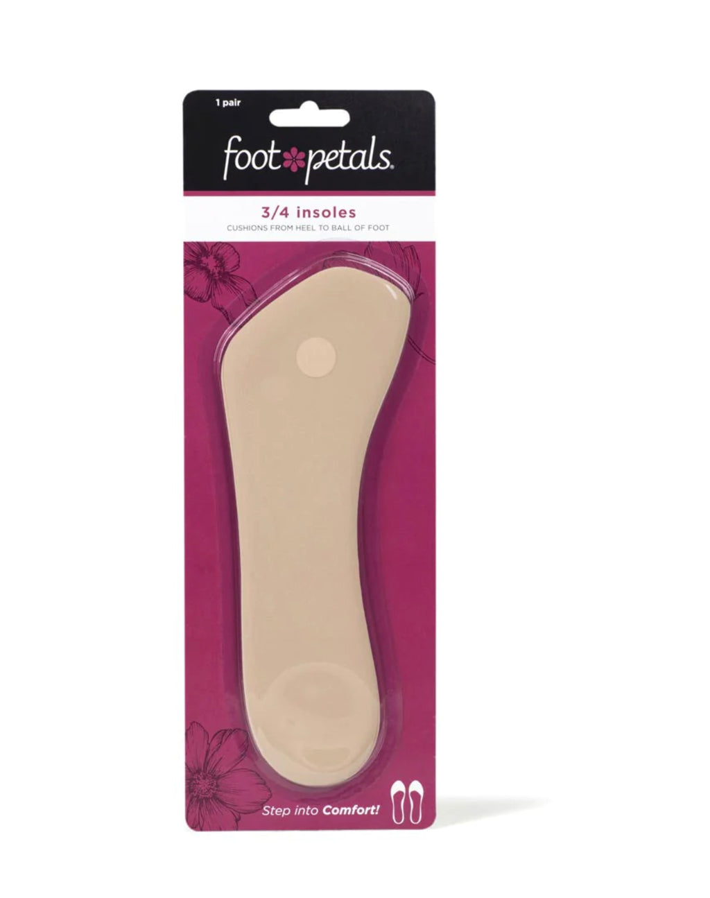 FOOT PETALS- 3/4 Insoles