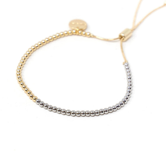 Two Tone Adjustable Bracelet